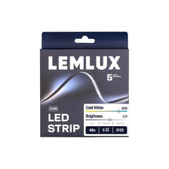 48 V COB LED-nauha 6500 K, LEMLUX