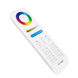 8-kanavainen RGB+CCT kaukosäädin älylampuille ja LED-nauhoille, valkoinen kauko-ohjain.